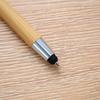 Bamboo Sustainable Pens Black Ink Stylus Touch Pen Упаковка из 5 шариковых ручек для офиса