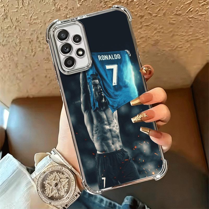 Футбольная звезда R-Роналду C-CR7 Мягкий чехол для телефона для Samsung A17 A27 A07 A37 A57 A16 A56 A15 A55 A14 A54 A13 A53 A26 A36 A25 A35 A2