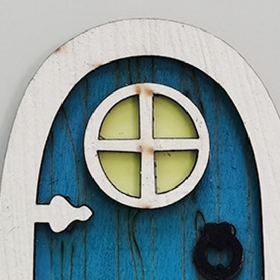 Безопасная сказочная дверь, светящаяся в ночное время, миниатюрное украшение своими руками