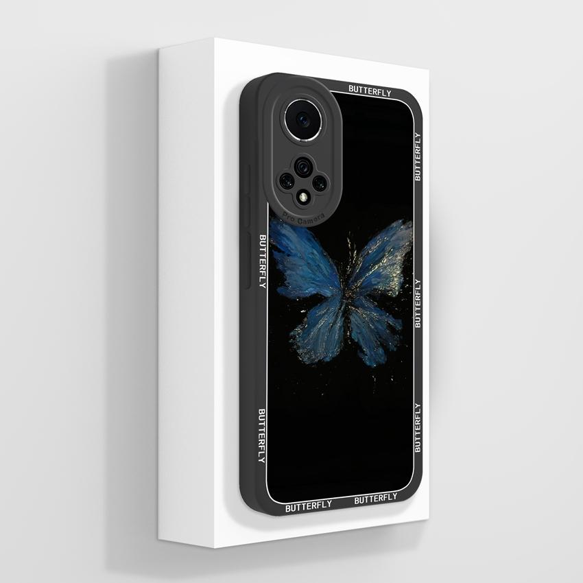 Для Huawei Nova 9 10 11 Pro Y60 Y72 Чехол для телефона Красивые акварельные цветочные узоры Жидкий силикон Защита от падений Премиальная защитная крышка Для Huawei Case