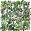 50Pcs/Set Green Leaves Series 02 PET Stickers Waterproof DIY Fashion Doodle Decals Stickers
