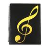 A4 Size Music File, Ring-Type, Band File, Music Score Holder, Waterproof Storage Holder, Clear File, A4 Note Folder, 20 Sheets/40 Pages, Writable, Ava
