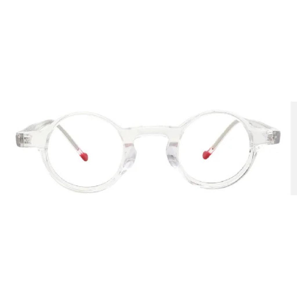 Retro Women Round Eyeglasses Frames Men Optical Glasses Prescription Eyewear Clear Amber Leopard Print Spectacles Vintage Grey