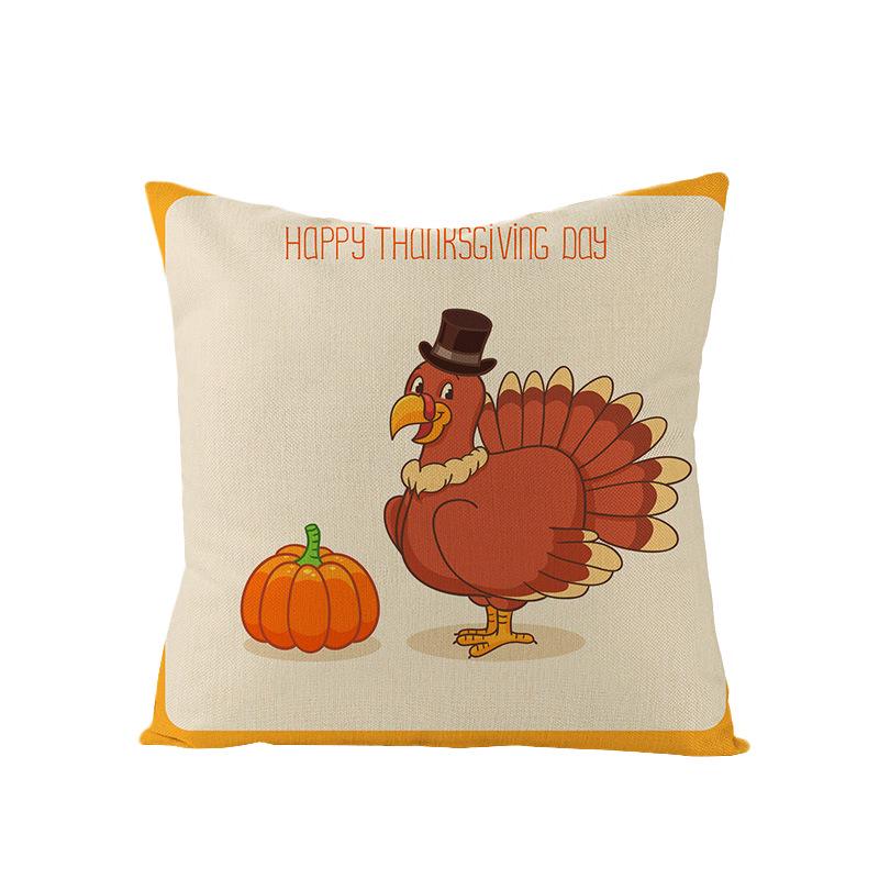 Новая наволочка на подушку с индейкой на День благодарения, полиэстер, скандинавская, наволочка на подушку, дом