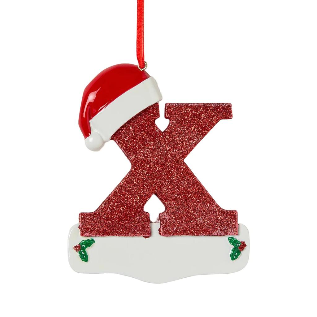 Рождественское украшение подвеска персонализированные рождественские украшения из 26 букв своими руками подвесное украшение на рождественскую елку новый год 2024