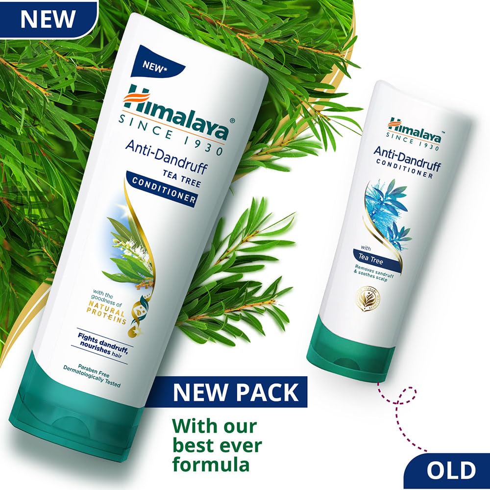 Himalaya Кондиционер с маслом чайного дерева против перхоти для всех типов волос 80 мл – Питает, Разглаживает, Уменьшает ломкость, Делает волосы мягкими и здоровыми