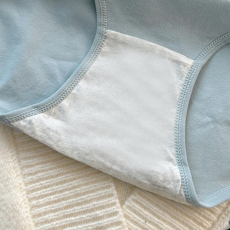 Нижнее белье женское простое однотонное по талии из хлопка