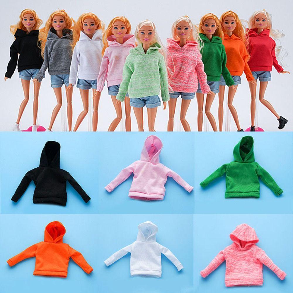 Fashion Doll Sweater Clothes Casual Wears Sport Tops Kids Toys 1/6 Dolls Hoodies  11.5" Doll