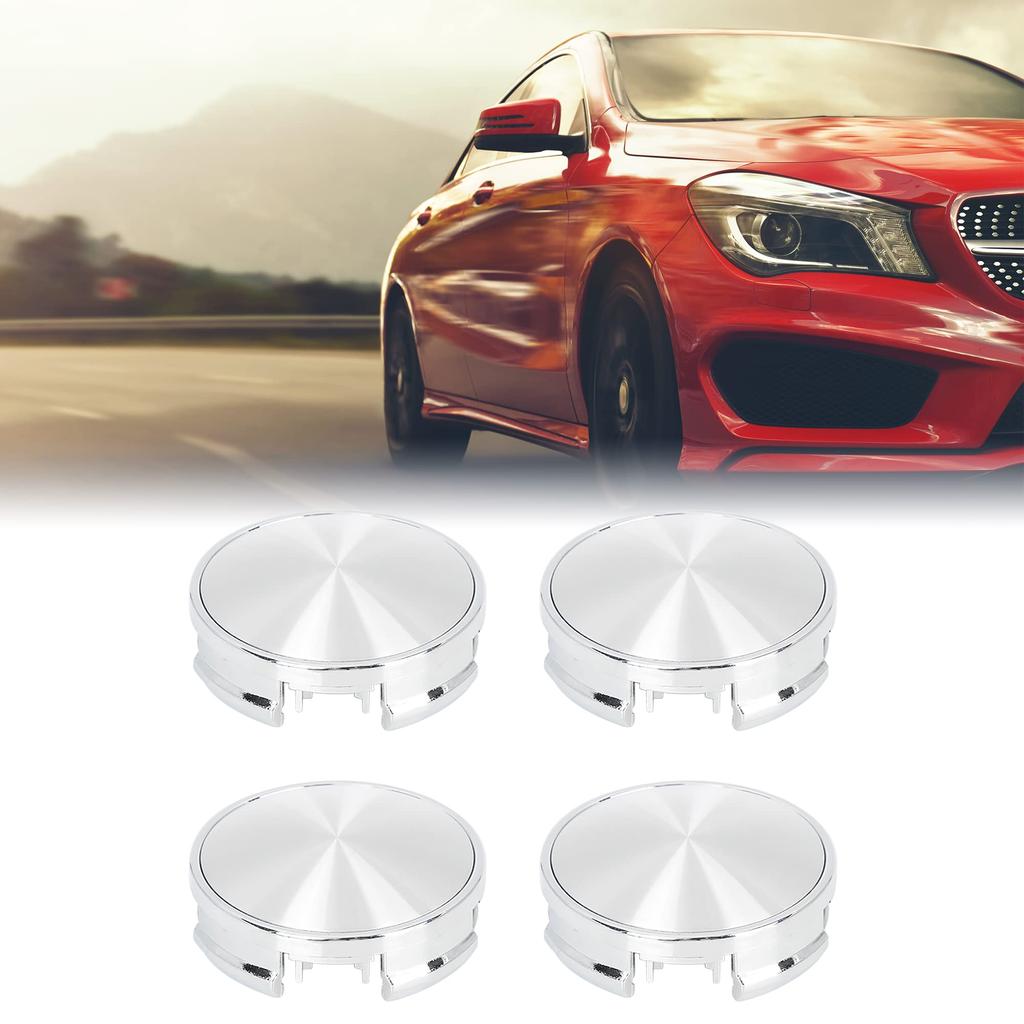 uxcell Колпак ступицы колеса, Центральный колпак колеса, Крышка ступицы, 2,4 дюйма (62 мм), 4