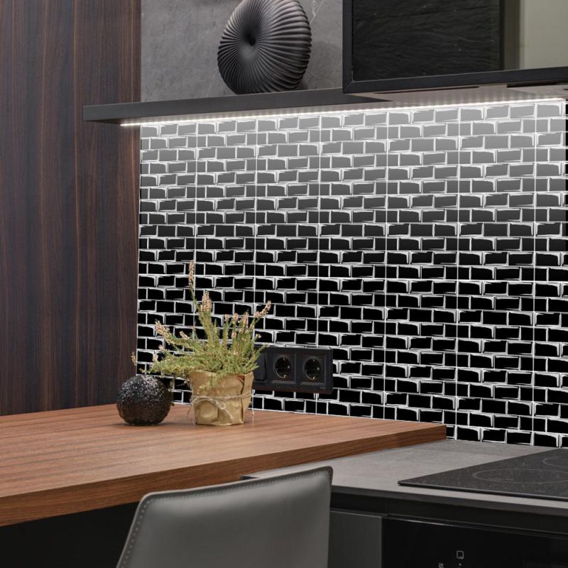 10 шт. наклейки на плитку кирпичный узор самоклеящаяся пленка для плитки наклейка на стену 20 х 20 см для ванной комнаты