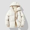 Men's and Women's Hooded Down Jacket - Thick Cotton Coat for Autumn and Winter