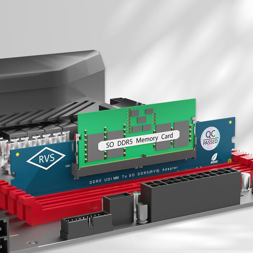 Ноутбук SO DDR5 RAM на настольный DDR5 U-DIMM Адаптер Конвертер карт памяти Ноутбук на настольный SO-DIMM на PC DIMM Карту