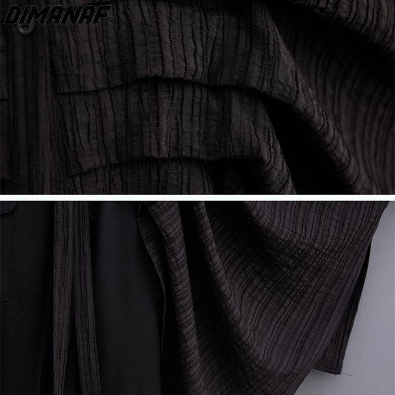 Dimanaf 2023 Plus Size Summer Women Blouse Bat Chiffon Solid Lady Tops Tunic Tees Shirt Oversize Loose Casual Clothing Green