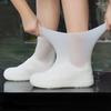 1 Pair Rain Shoe Cover Waterproof Thickened Silicone Lightweight Foldable Design Easy To Clean High Elasticity Rain Boot Cover