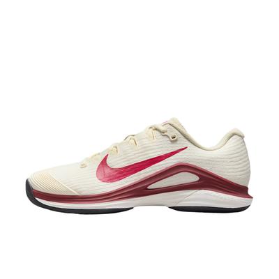 Court Air Zoom Vapor 12 HC Командный красный Ярко-розовый Женские кроссовки Кремовый Бледно-слоновая кость Парус FV5554-104
