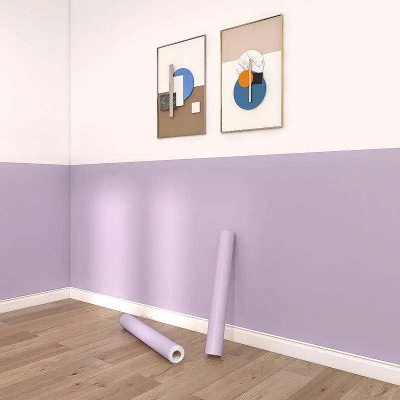 Корея Розовые Водонепроницаемые Обои Самоклеящиеся Для Дома Спальни Комнаты в Общежитии Наклейки на Стену Утолщенные Клеящиеся Для Стола Шкафа Ремонт