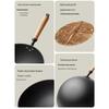 Cooker King Handcrafted Cast Iron Wok