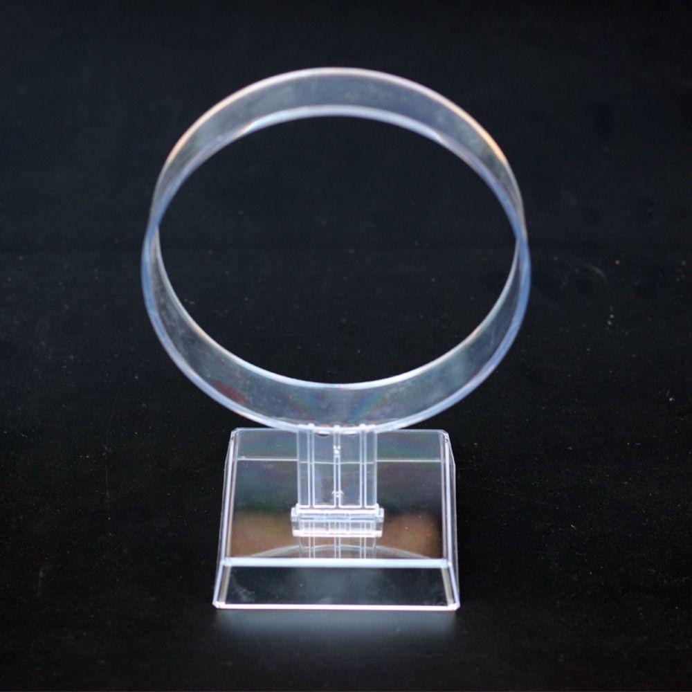 Round Headwear Rack Clear Headgear Holder Fashion Headband Display Stand  Women