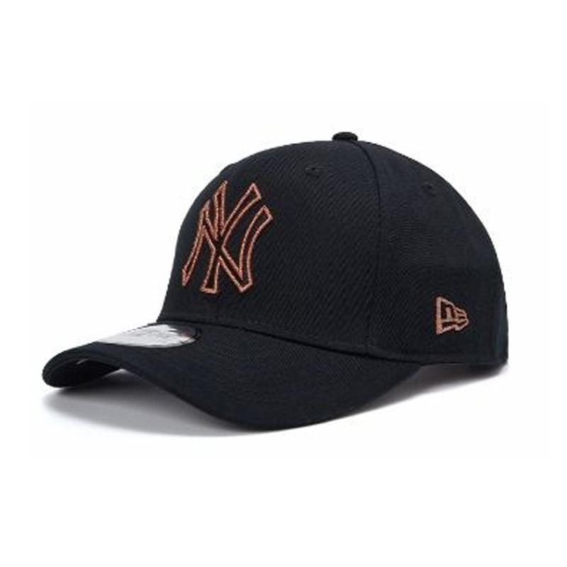 New Era Logo peaked cap, unisex couple style, black 12877337