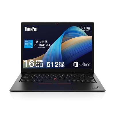 Восстановленный ноутбук Lenovo ThinkPad L13 с процессором Core i5 10-го поколения, 16 ГБ ОЗУ, 512 ГБ SSD, IPS-дисплеем, легкий, Windows 11 Pro, Office, процессор, ОЗУ, SSD, 13,3-дюйма