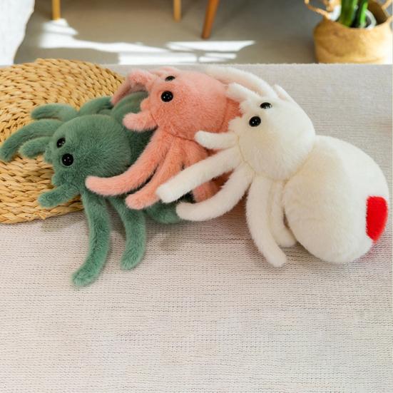 Мягкая игрушка-паук, плюшевая игрушка, хорошая детализация, реалистичный эластичный мягкий диван, диван, украшение для автомобильного сиденья, прыгающая кукла-паук, ползающая кукла-питомец, плюшевая игрушка-рептилия