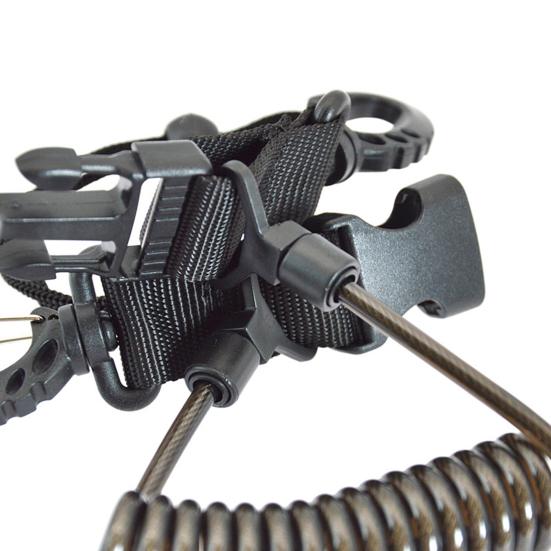 Страховочный шнур для дайвинга с быстросъемной пряжкой, эластичный, портативный, износостойкий, высокопрочный, инструмент против потери, страховочный шнур для камеры для дайвинга, аксессуар для каякинга