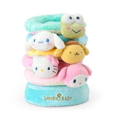 Sanrio Моющаяся игрушка-погремушка для малышей с персонажами Sanrio Hello Kitty, My Melody, Cinnamoroll, Pompompurin, Kerokerokeroppi. Для детского душа 345580