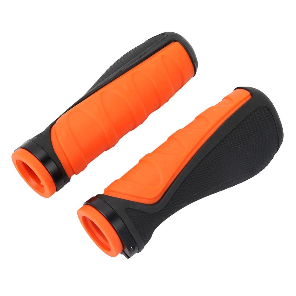 1 pair Rubber Mountain Bike Grips Ergonomic Handlebar Grips Bicycle Handle Grips  Road Cycling