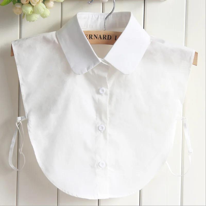 Женская мода Kraagie Nep Pearls Costume Women Collar False Faux Cols Fake Collar Stays Chiffon Crochet Detachable Collar Supply