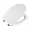 WENKO Toilet Seat with "easy Close" Soft Close Vorno Neo, Clip-on Toilet Seat with Stainless Steel "fix Clip" Fixing, Duroplastic