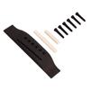 Guitar Bridge Nut Saddle Pins 6 String Acoustic Guitar Bone Nut Saddle Wood Bridge Pins Set