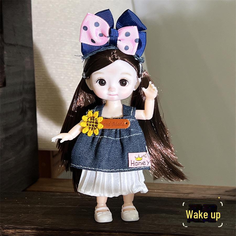 8-дюймовый комплект одежды и макияжа для куклы BJD Princess — идеальный подарок на день рождения для девочек