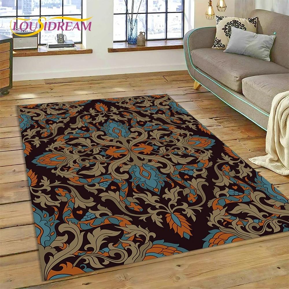 Последний скандинавский турецкий ковер в стиле Богемия Кельт для гостиной, спальни, домашнего декора, напольный коврик, нескользящее украшение для дивана, коврик для двери