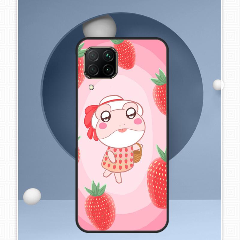 Коттеджкор Фрукты Клубника Лягушка Для Huawei Nova 12s 12i 11i 8i Y91 Y60 Y70 Y72 Y90 Y61 9 10 SE P20 P40 Lite P30 P60 Pro Чехол