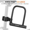 Велосипедный замок WEST BIKING U-Lock, сверхмощный противоугонный замок для велосипеда и мотоцикла с 2 ключами и замком