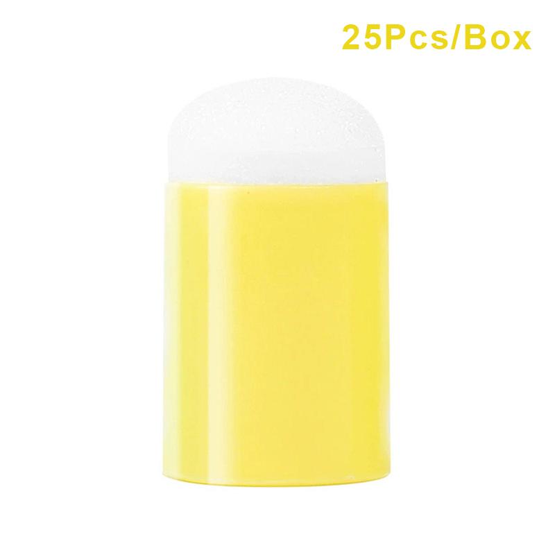 Пальчиковые спонжи для рисования лица, 25 штук, набор для рукоделия, боди-арт, губки для рисования, спонжи-даберы, мел