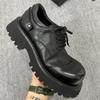 Dress British Style Head Derby Platform Business Inner Height Increase Big Head Commuter Casual Men's Shoes