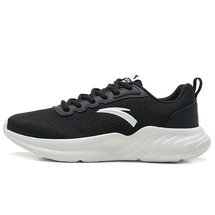 Anta Running Series Fabric Synthetic Leather Urban Running Non-Slip Wear-Resistant Low-Top Running Shoes Men Sneaker Black White 912345527--1