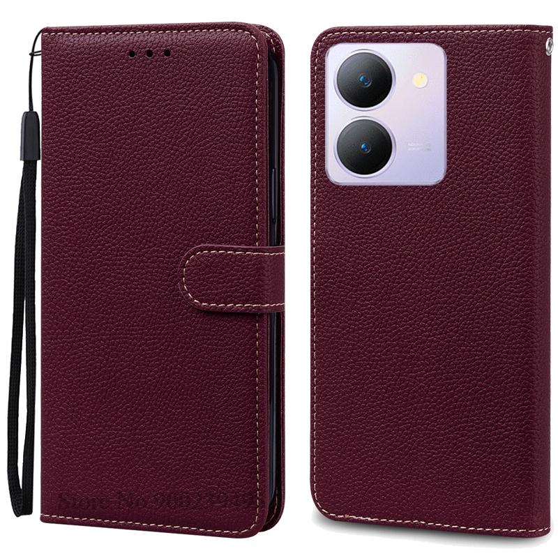 Для Vivo Y27S чехол кожаный кошелек раскладной телефон чехол для Vivo Y27 5G чехол для Vivo Y27 5G чехол Coque Funda Vivo Y27s телефон чехол