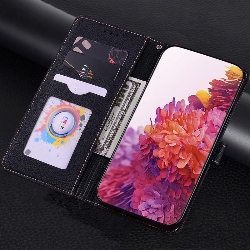 Matte Leather Flip Case For Samsung Galaxy S23 Ultra S22 S21 Plus A14 A04S A53 Xiaomi Redmi Note 11 iPhone 14 13 12 11 Pro Max Wallet Card Slot Cover