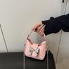 Children's Bag New Girl Candy Color Bow Mini Handbag Girl Parent-child Chain Crossbody Bag Mouth Red Envelope