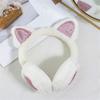 Soft Furry Outdoor Ear Covers Headband Cat Ears Foldable Ear Muffs Winter Accessories  for Women
