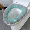 1PC Bathroom Warmer Washable Cloth Toilet Seat Cover Thick Soft Comfortable Baby Potty Seats Case