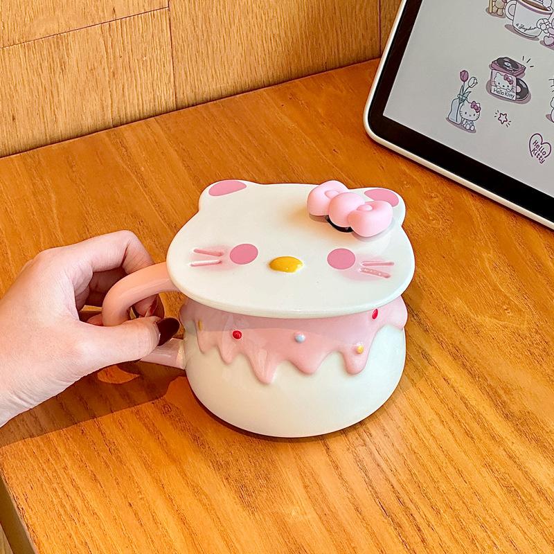 Подарок на день рождения, который девушки дарят подругам, кошачьи стаканы для воды, практичные керамические кружки высокой ценности с подарками, подарочная коробка