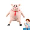 Squeeze Pink Pig Fidget Toys Slow Rebound TPR Squishy Piggy Doll Anti Stress Decompression Toy Stress Relief Toy For Kids Adults