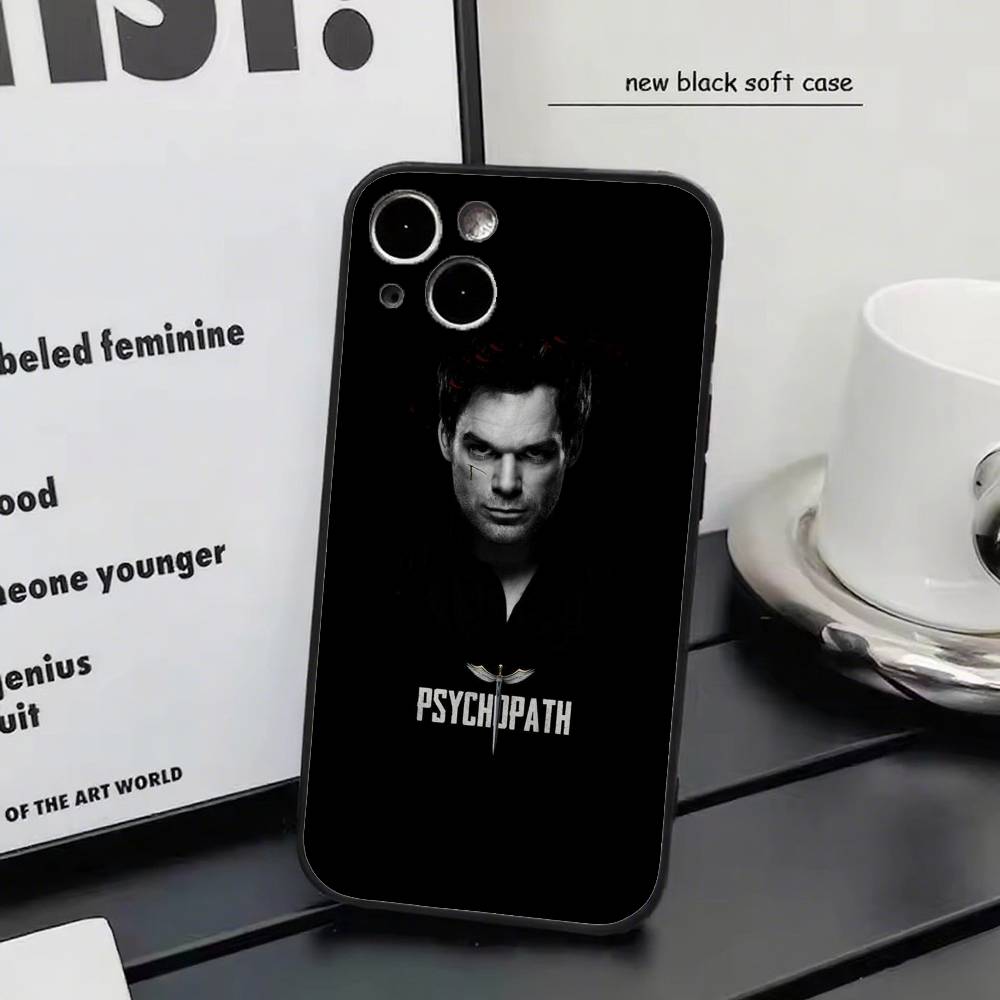 D-Dexter M-Morgan Phone Case Silicone Soft For IPhone 17 Air 16 15 14 13 12 11 Plus Pro Max Plus