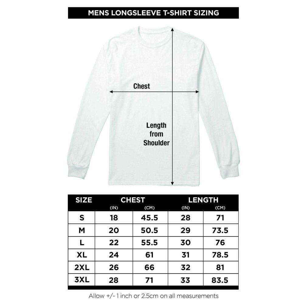 Steven Rhodes Unisex Adult Anxiety Attack Long-Sleeved T-Shirt