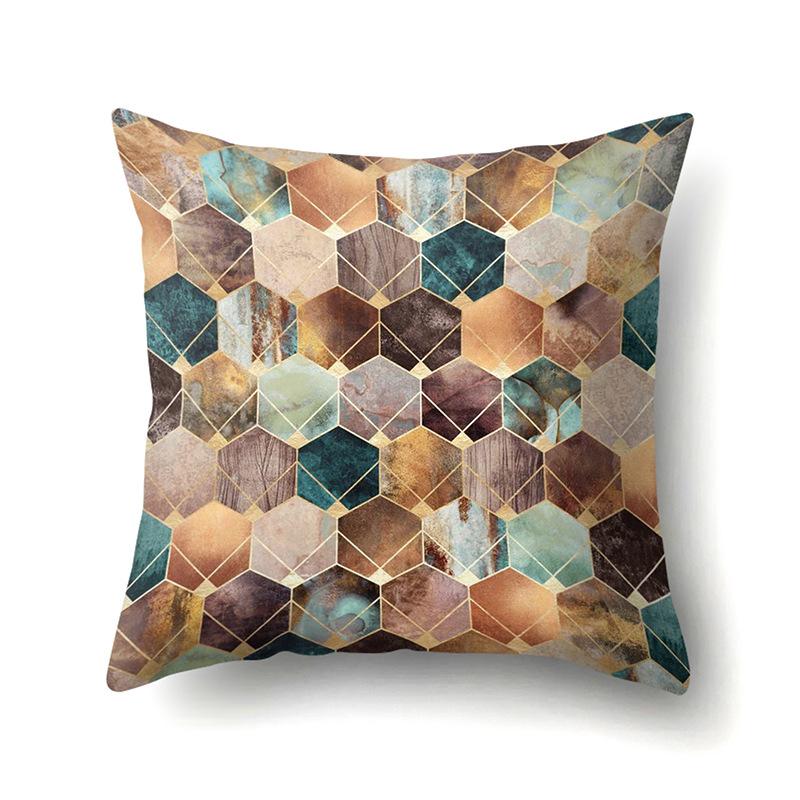 Polyester Pillowcase Automobile Decoration Home Printed Pillowcase