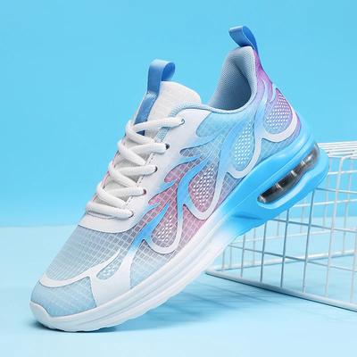 Вулканизированная обувь женская противоскользящая уличная легкая дышащая удобная обувь для бега женская шнуровка повседневная спортивная обувь женская