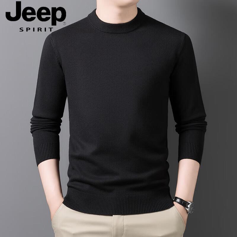 Мужской повседневный вязаный свитер JEEP SPIRIT с круглым вырезом